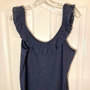 Loft Outlet Eyelet Tank Top- Womens- XL